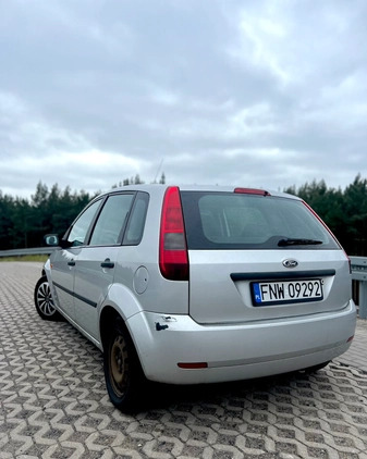 Ford Fiesta cena 6500 przebieg: 202950, rok produkcji 2005 z Ciężkowice małe 37